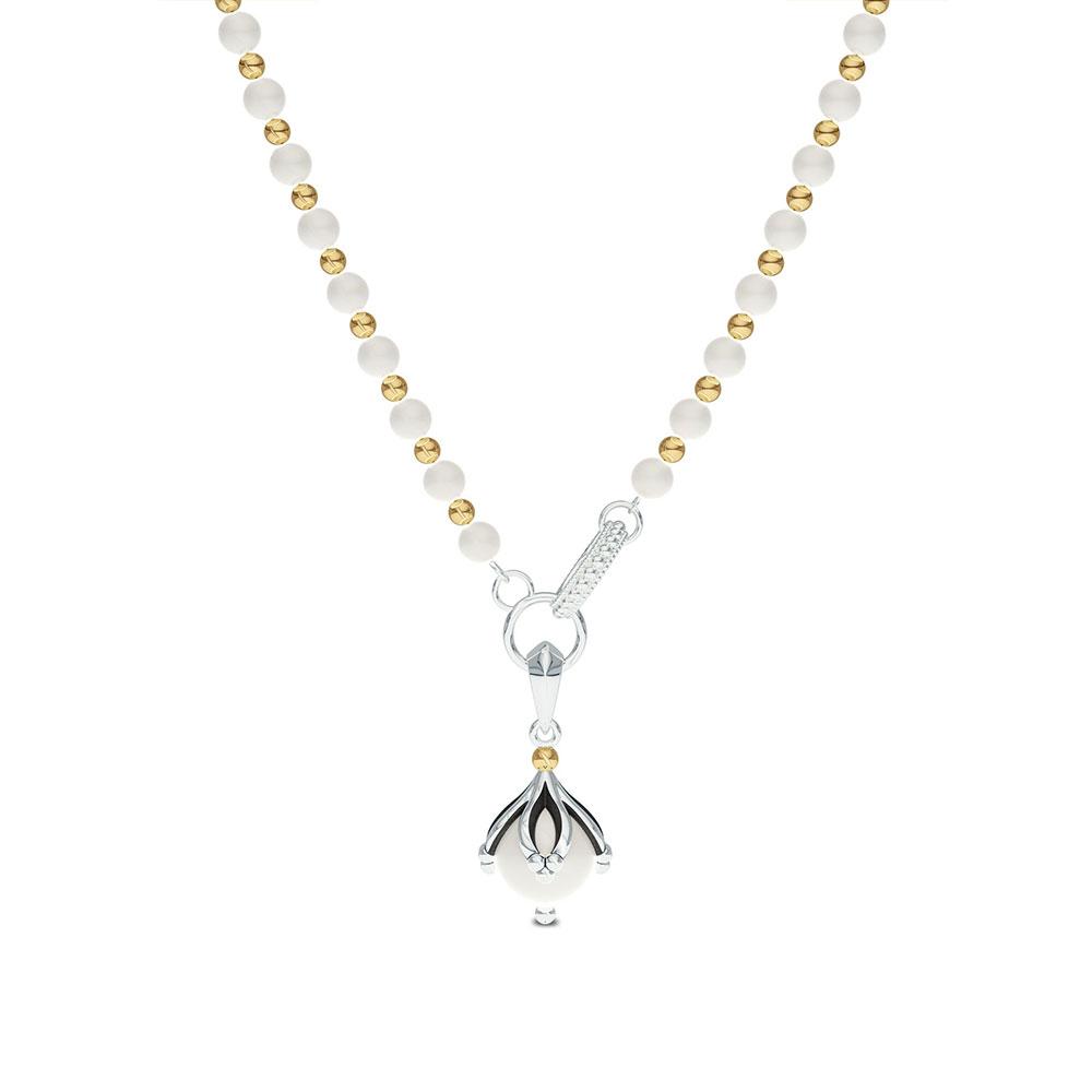 Outlander Pearl Pendant Necklace designed by BIXLER