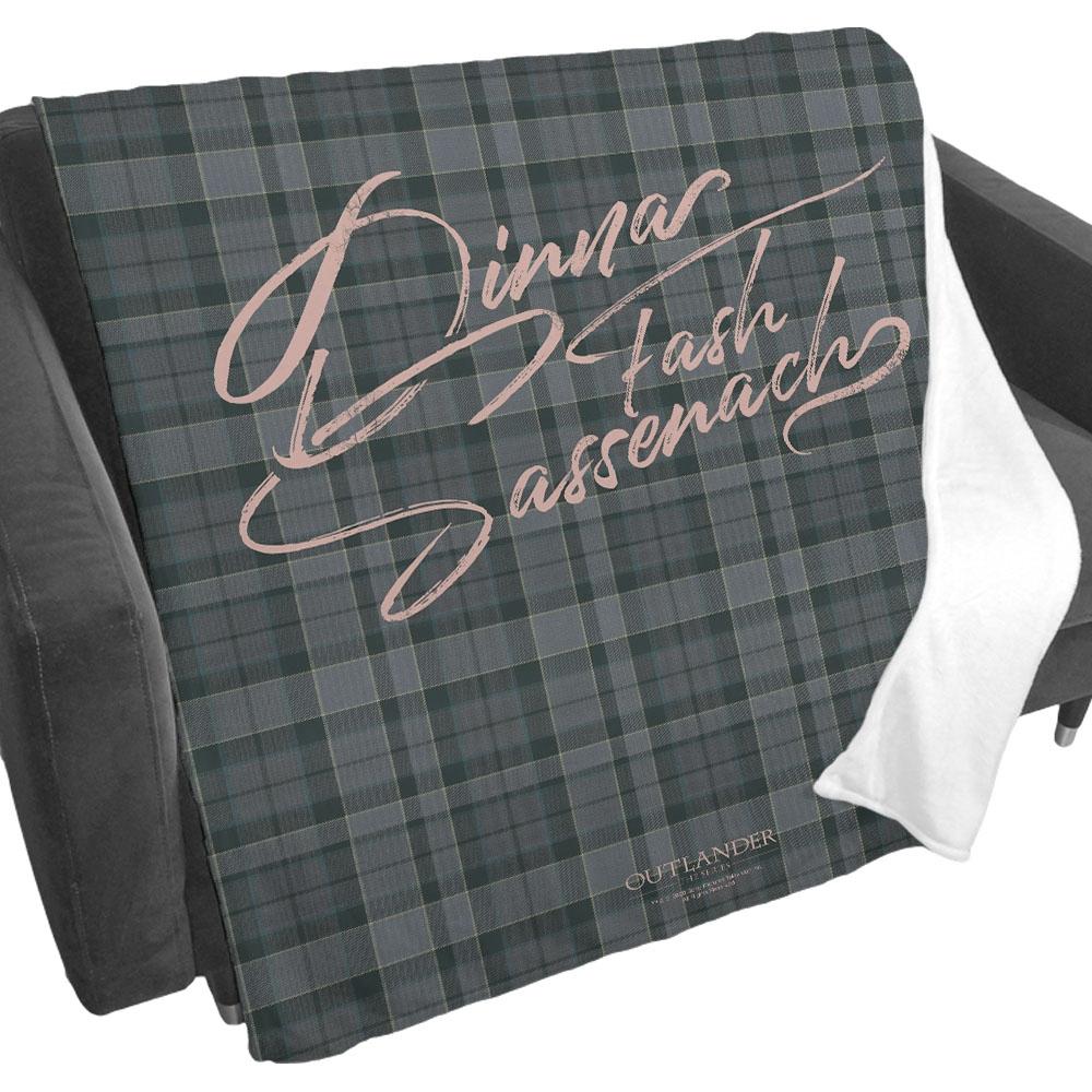 Dinna Fash Sassenach Blanket from Outlander