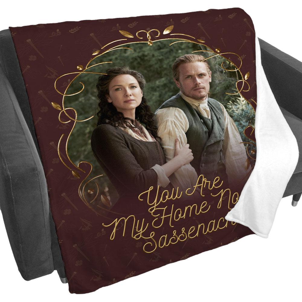 You Are My Home Fleece Blanket from Outlander