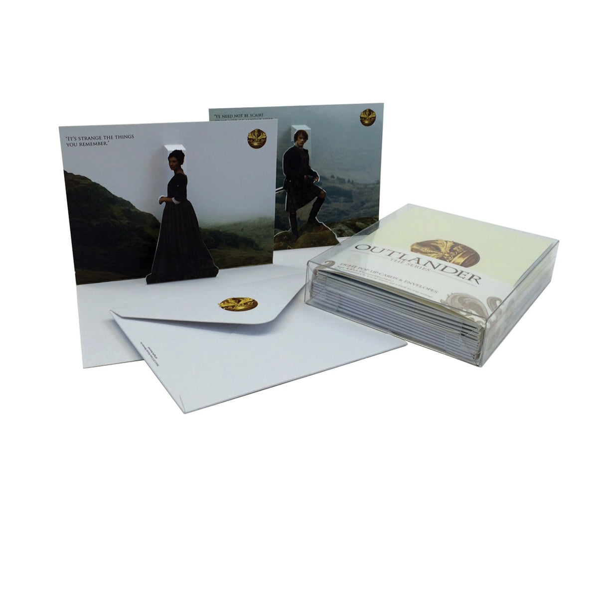 Outlander Pop Up Notecards (8 cards and envelopes set)