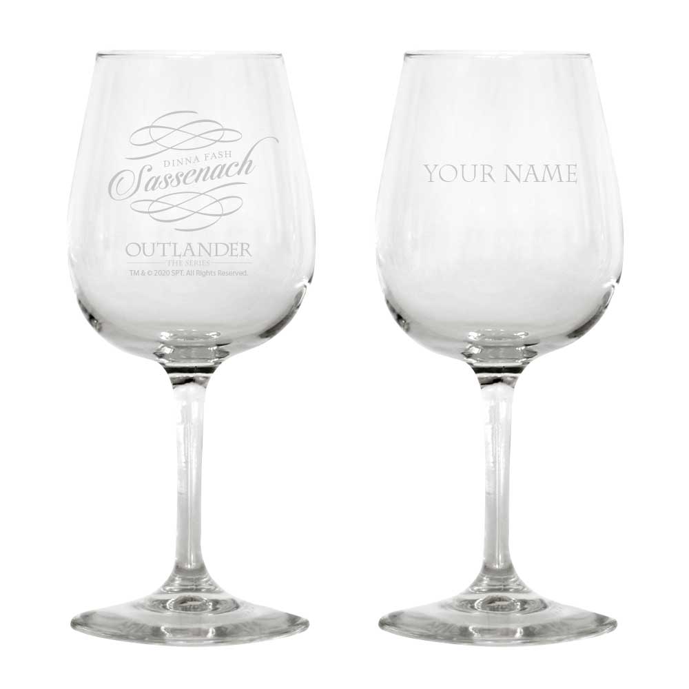 Sassenach Personalized Wine Glass from Outlander