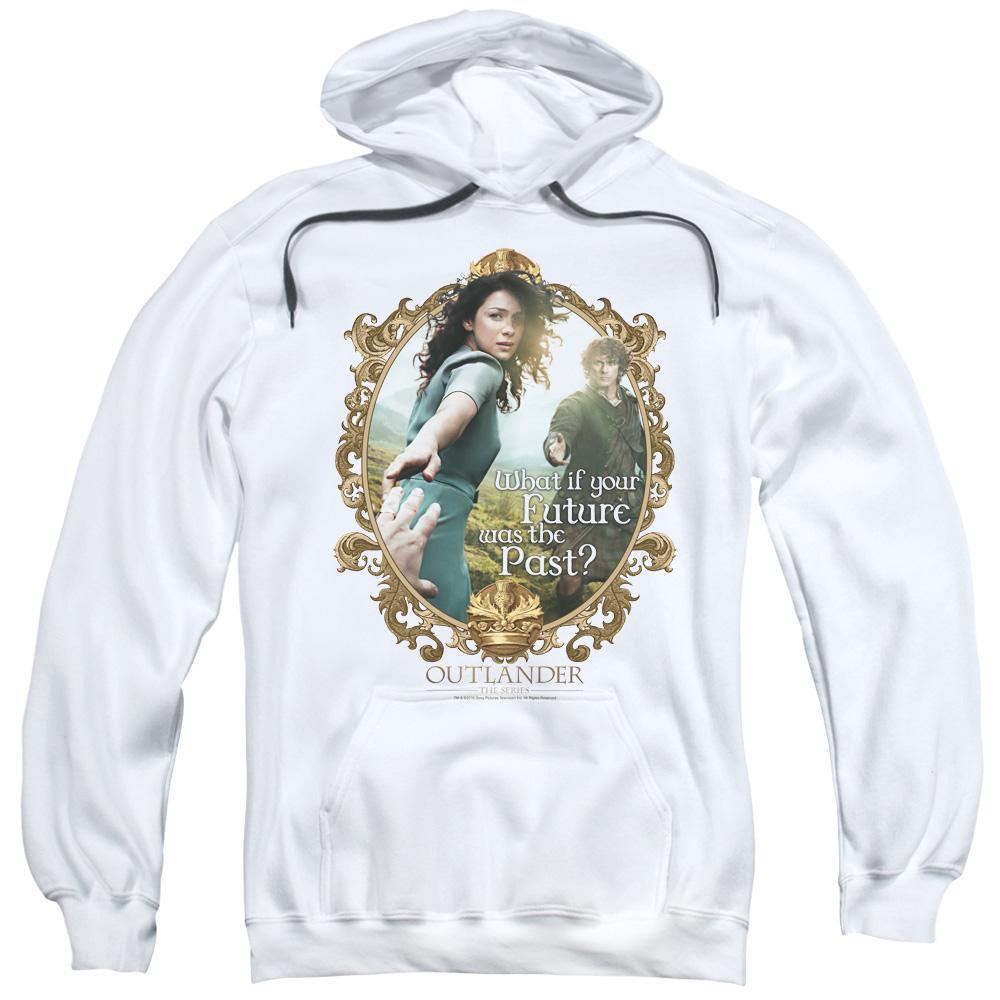 Outlander What If Your Future Was The Past Adult White Hoodie