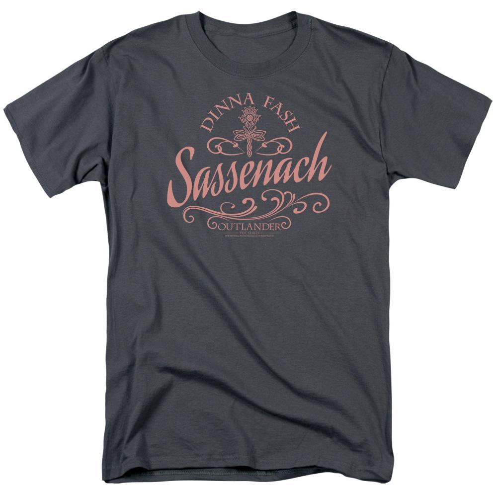Outlander Sassenach Adult Charcoal T-Shirt